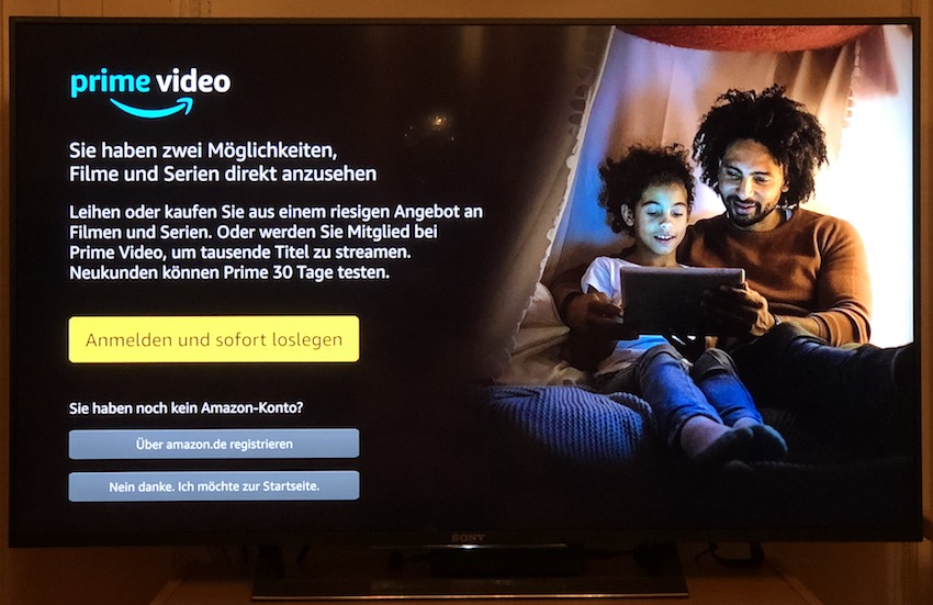 Amazon Prime Video auf dem Media Receiver der Telekom RadioBlog.eu