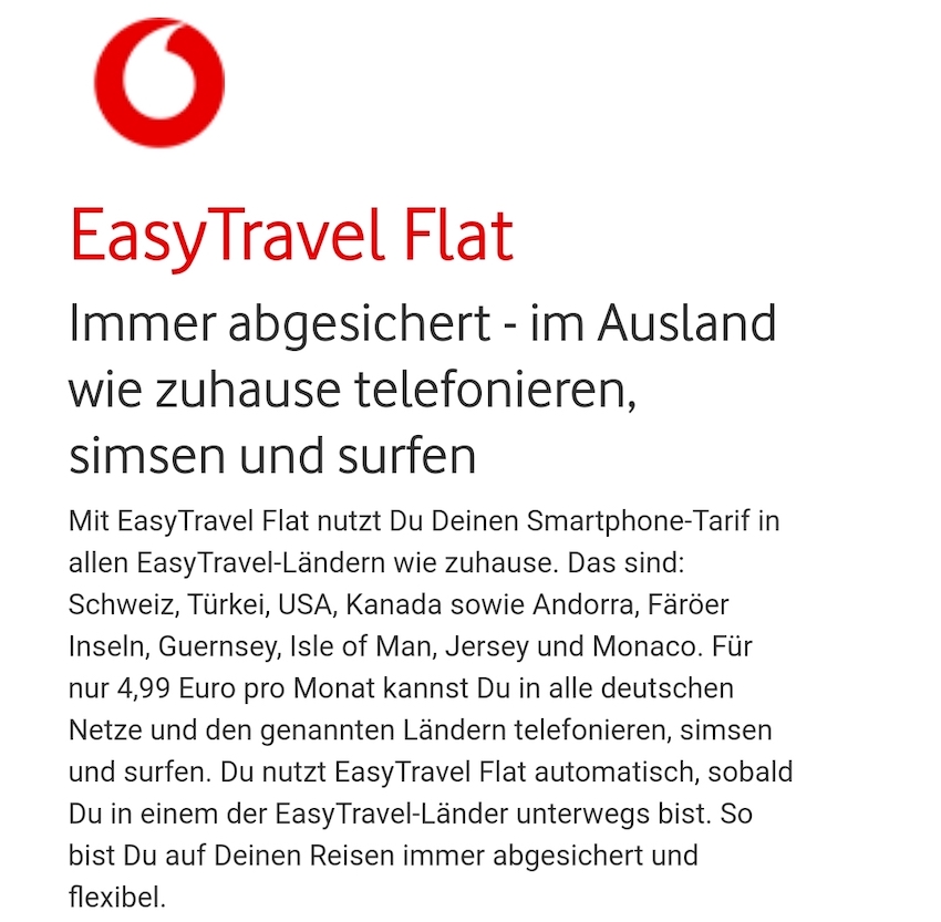 was ist easy travel flat
